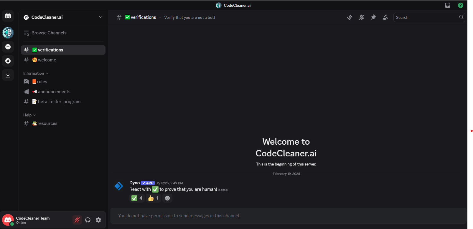 Discord-verification